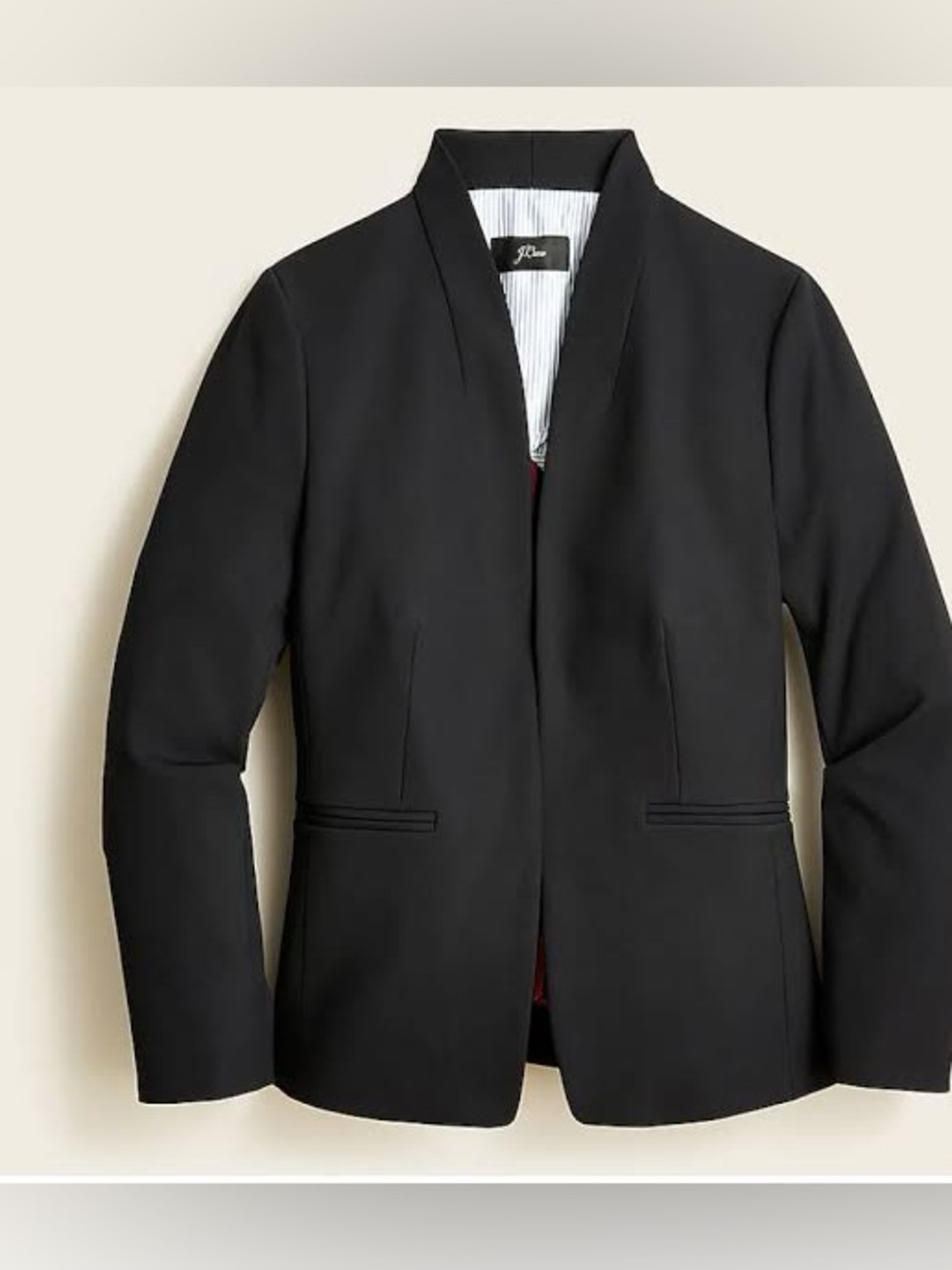 EUC JCrew Going Out Blazer in Black Size 8